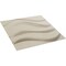 Ekena Millwork 19 5/8in. W x 19 5/8in. H Wave EnduraWall Decorative 3D Wall Panel Covers 2.67 Sq. Ft. WP20X20WVEPE - alternate 3